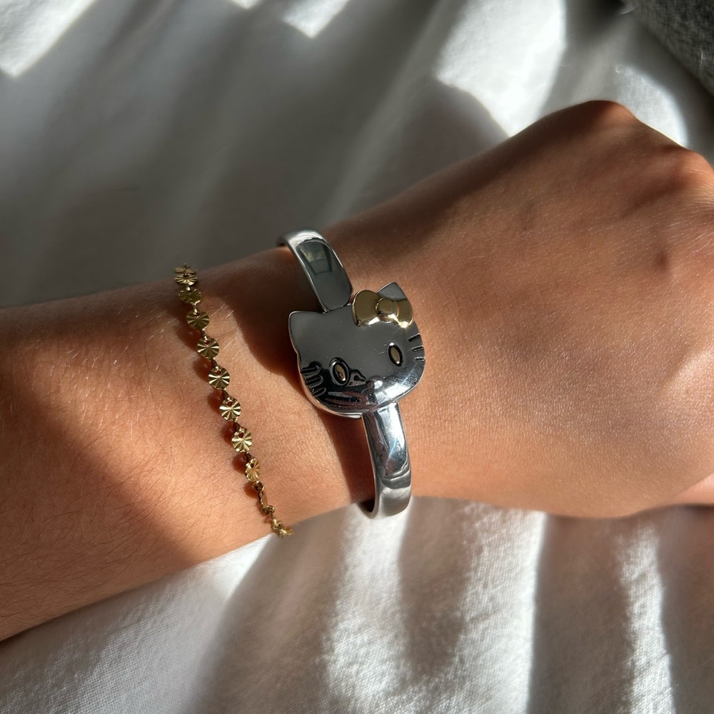Hello Kitty Silver Bracelet Watch